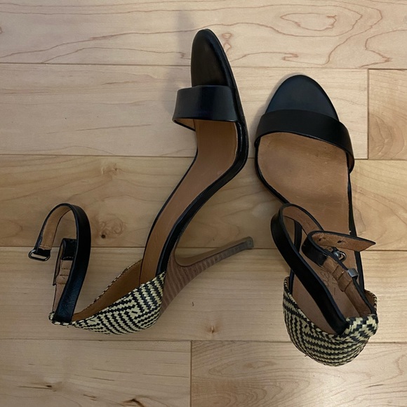 Madewell “Marcel” woven heel, black, 8.5 - Picture 2 of 6